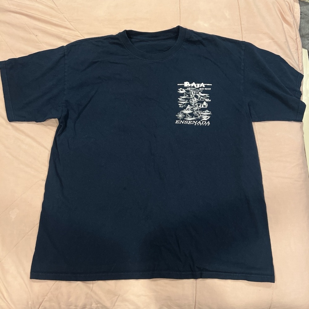 Navy Blue Graphic T-Shirt